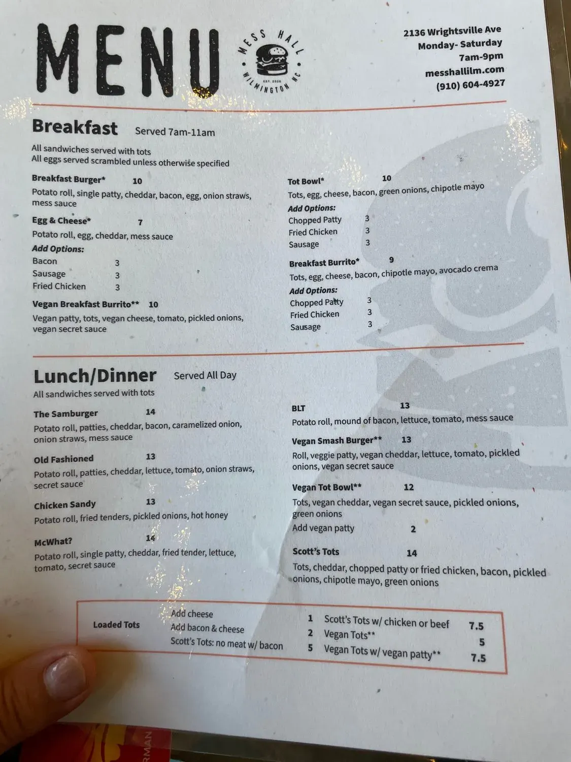 Menu 6