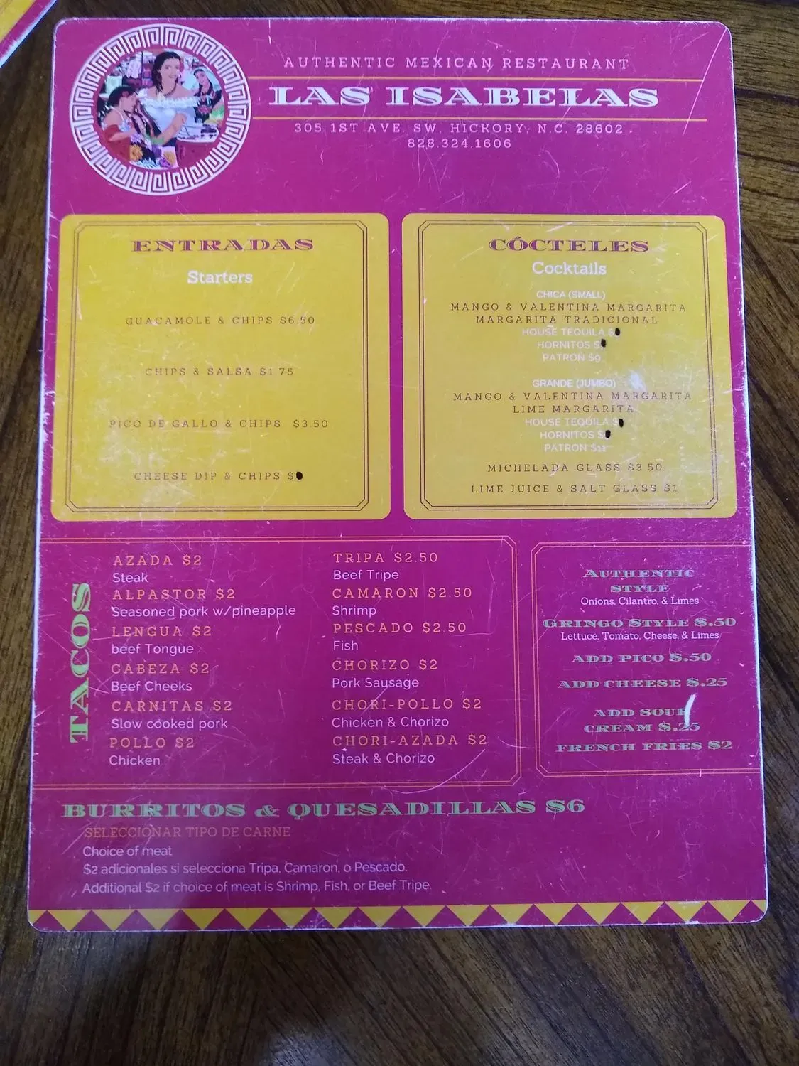 Menu 5