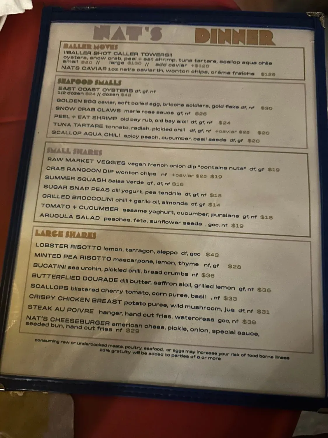 Menu 6