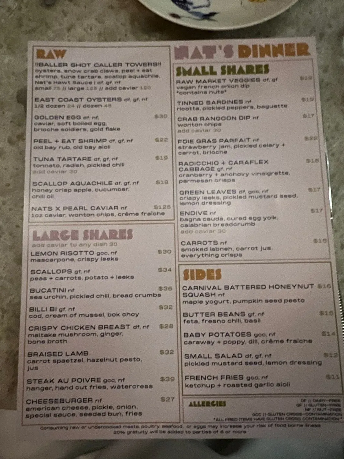 Menu 4