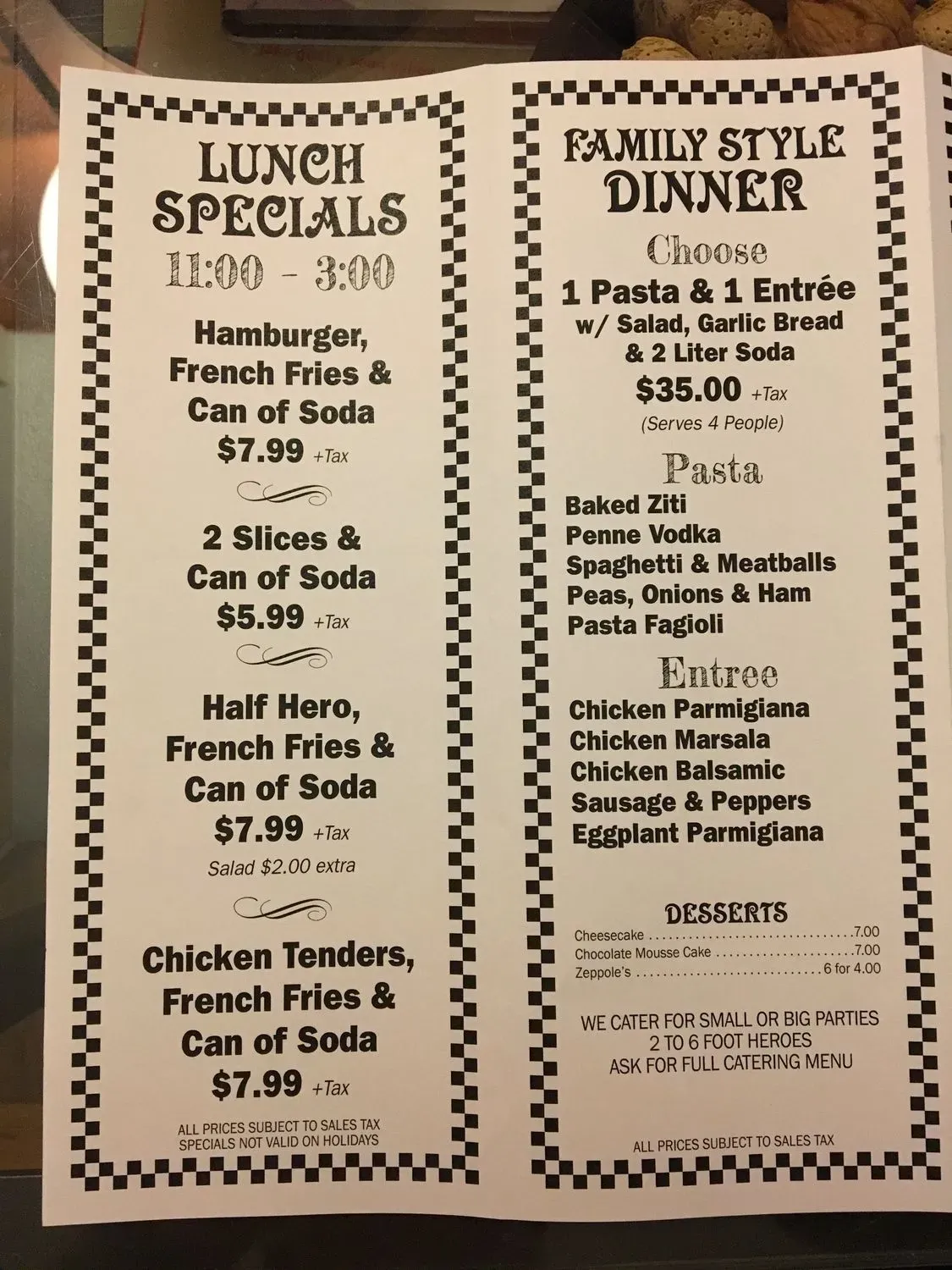 Menu 3