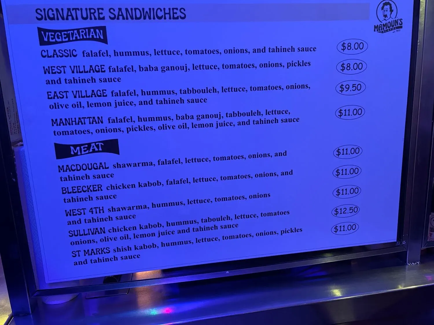 Menu 3