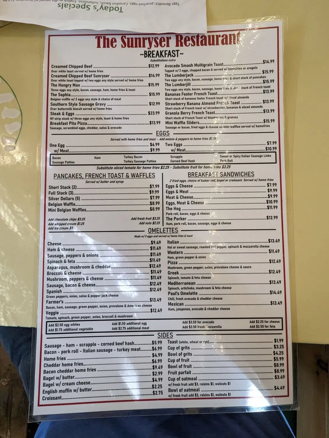 Menu 4