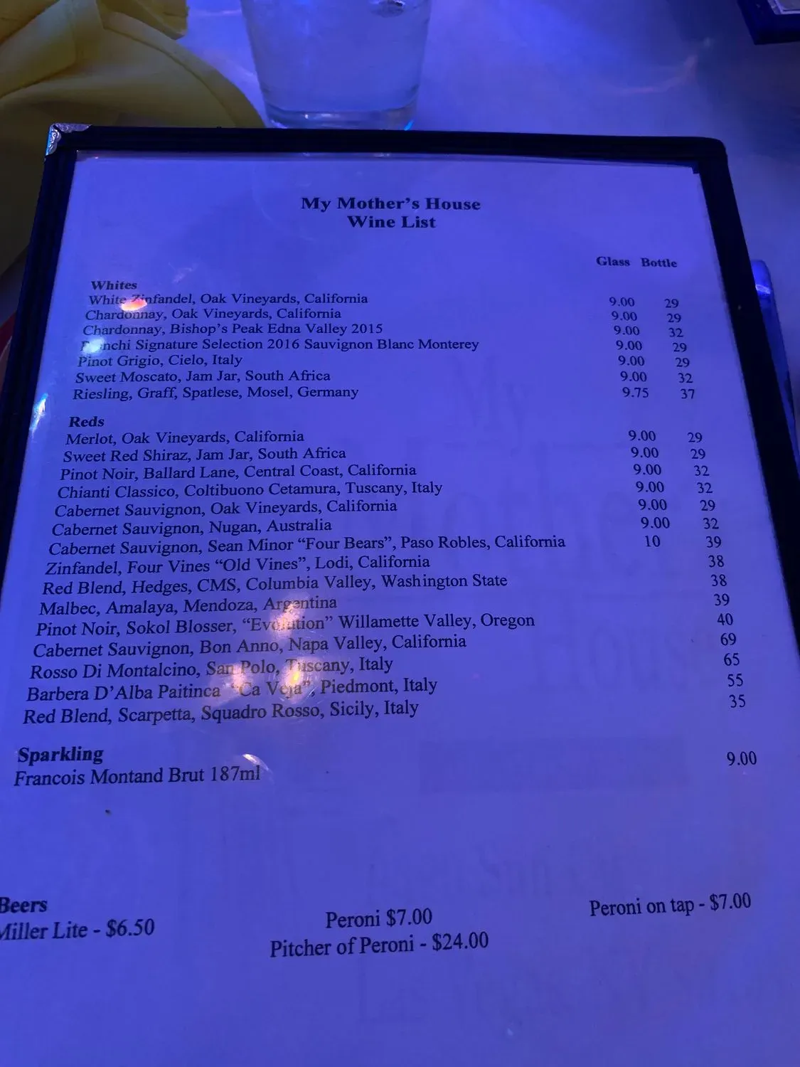 Menu 5