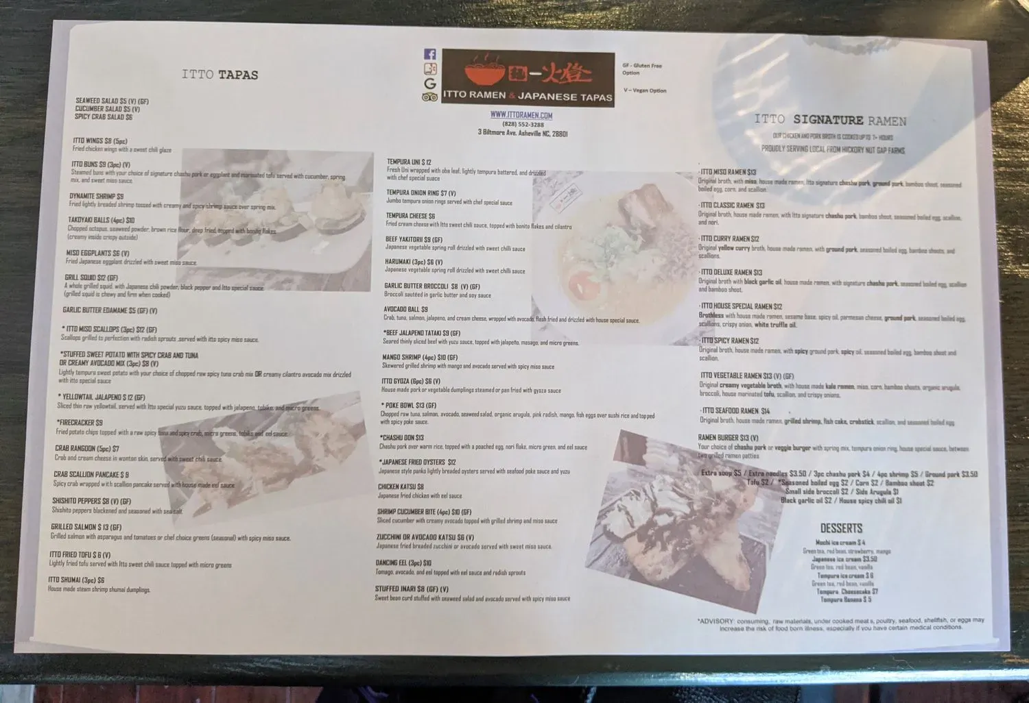 Menu 6