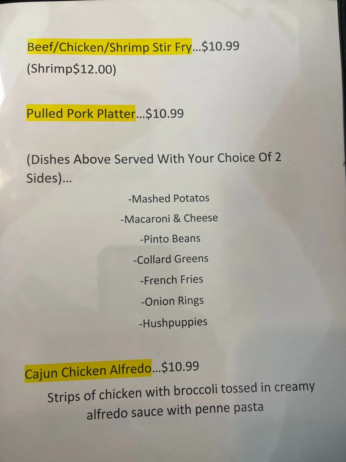 Menu 4