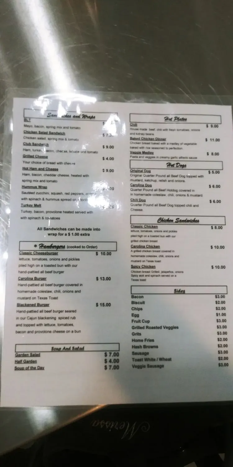 Menu 6