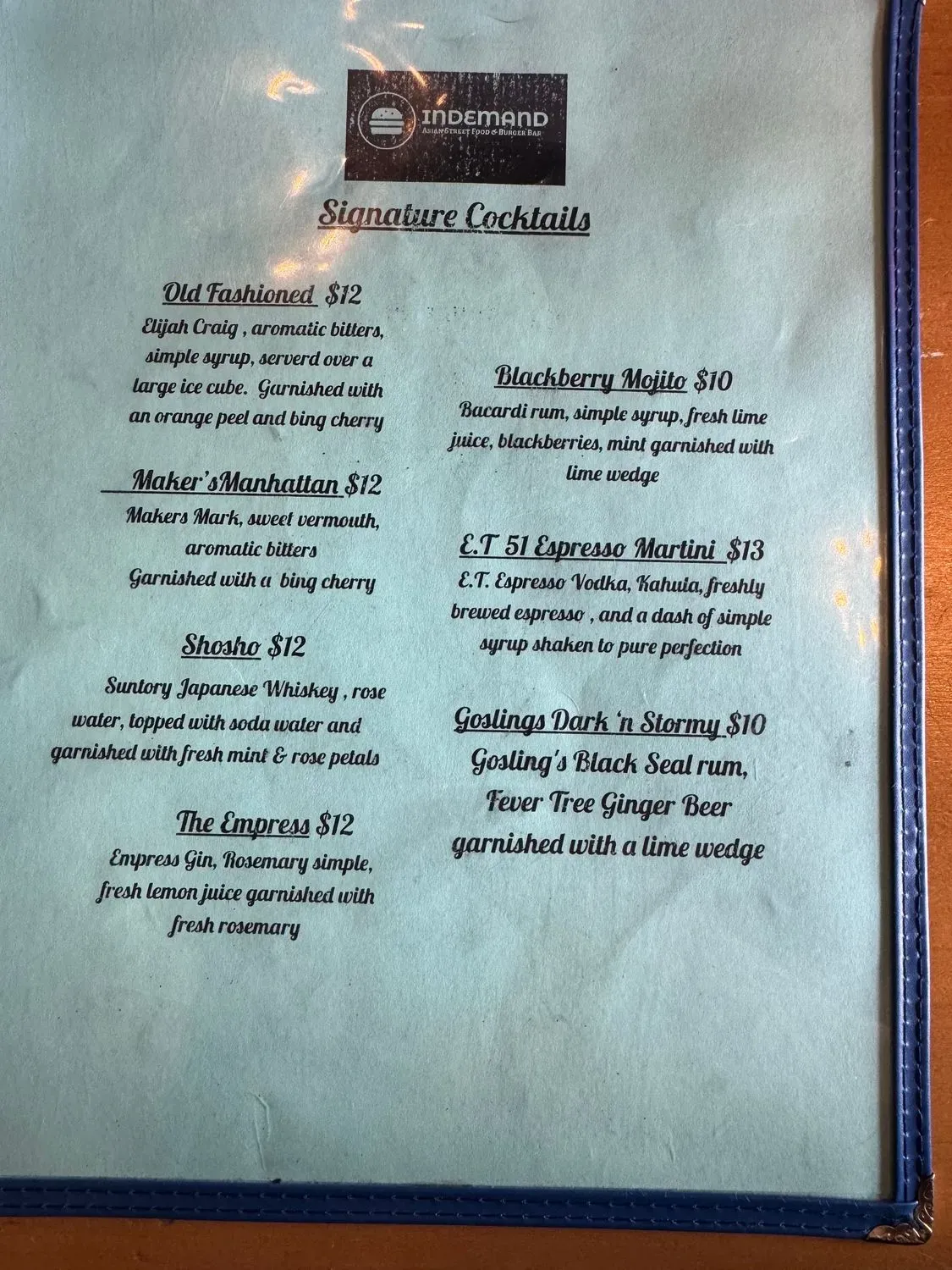 Menu 5