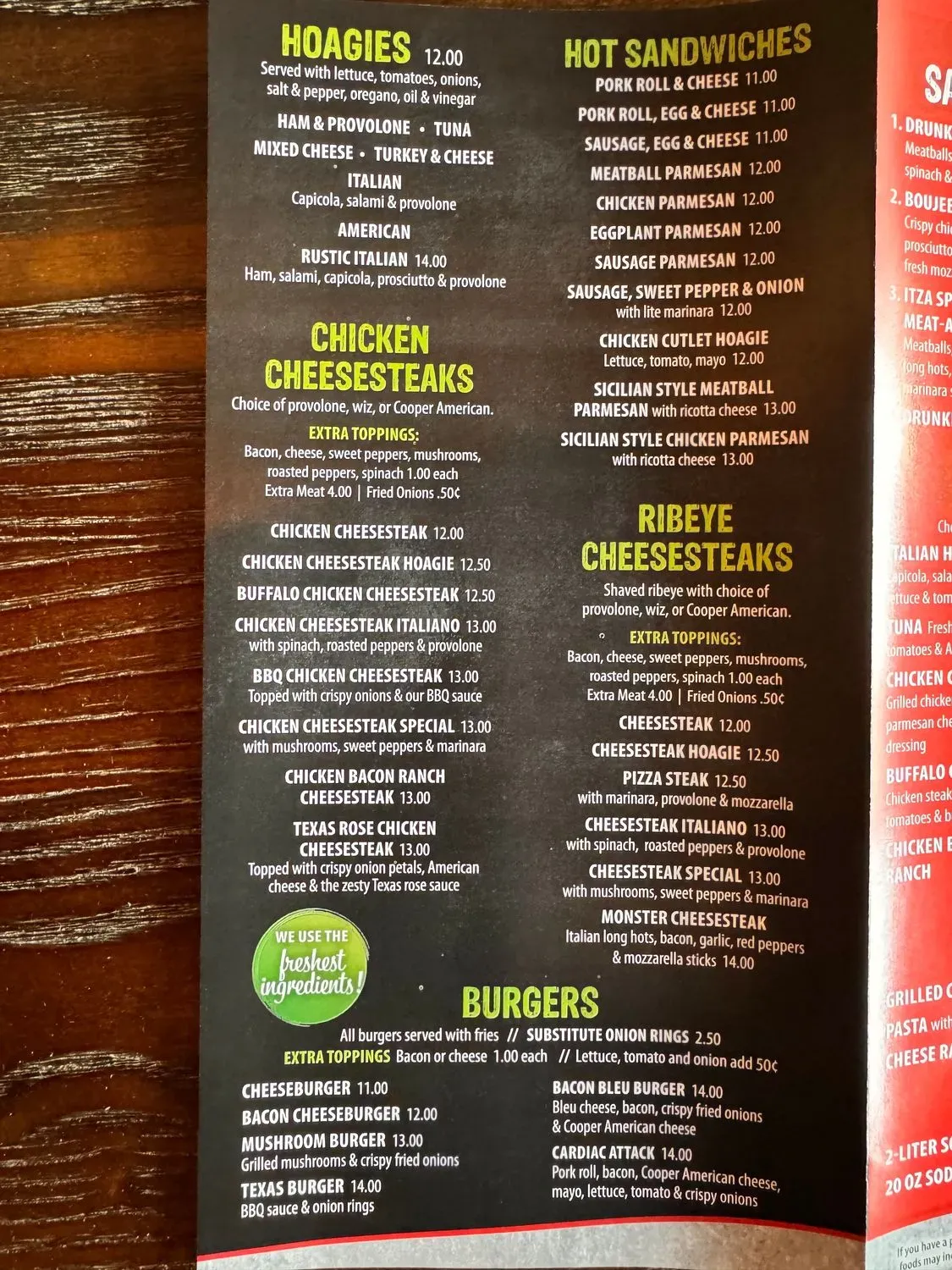 Menu 3