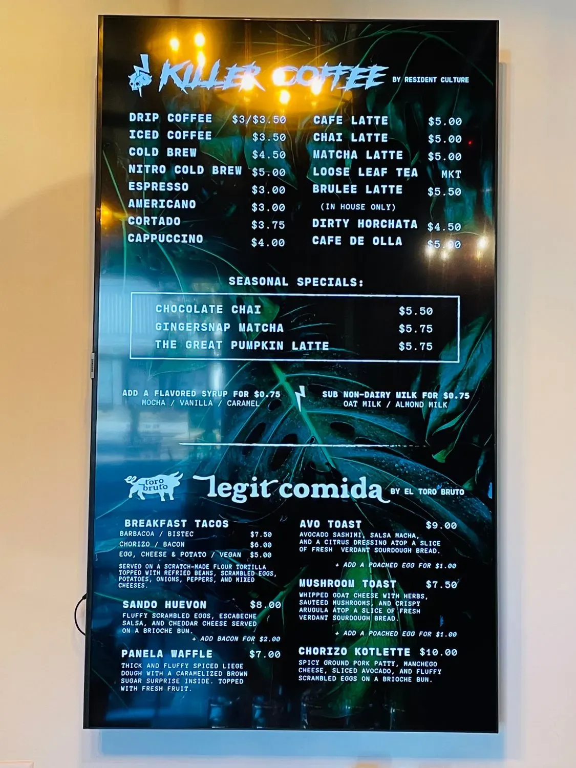 Menu 6