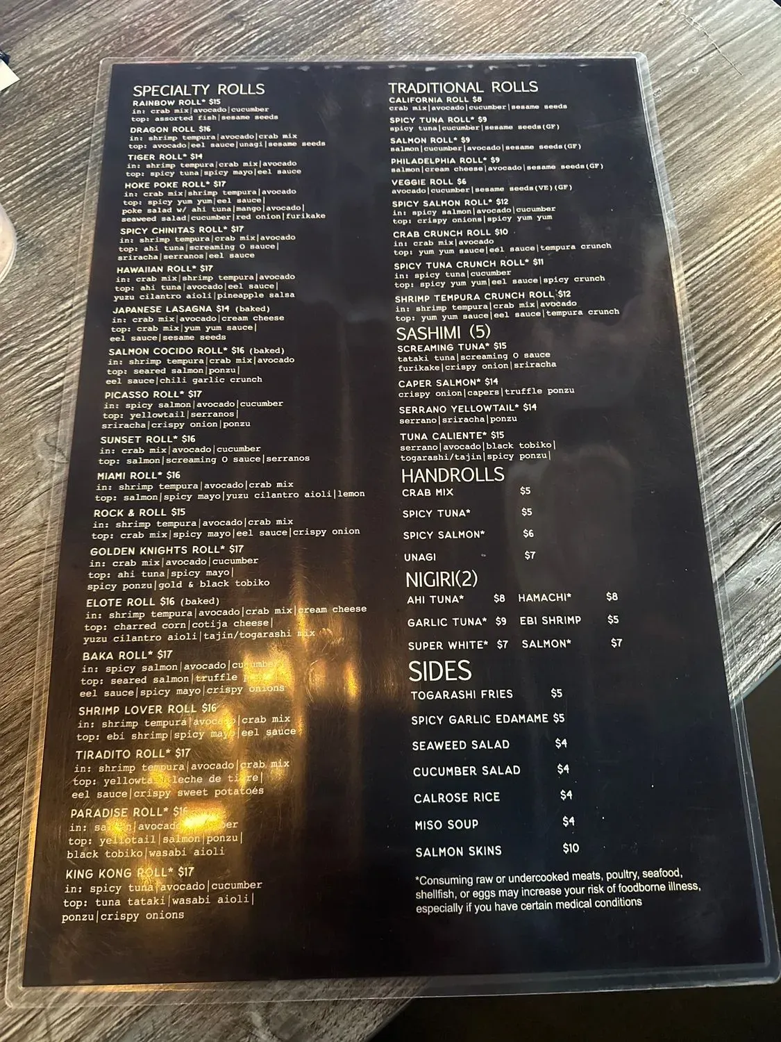 Menu 3