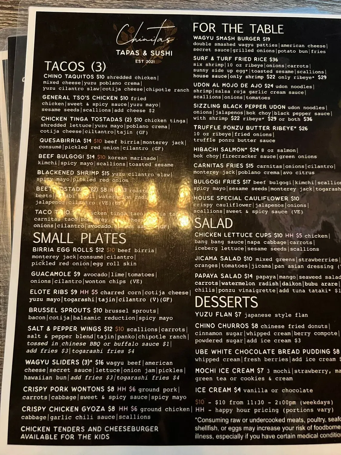 Menu 4