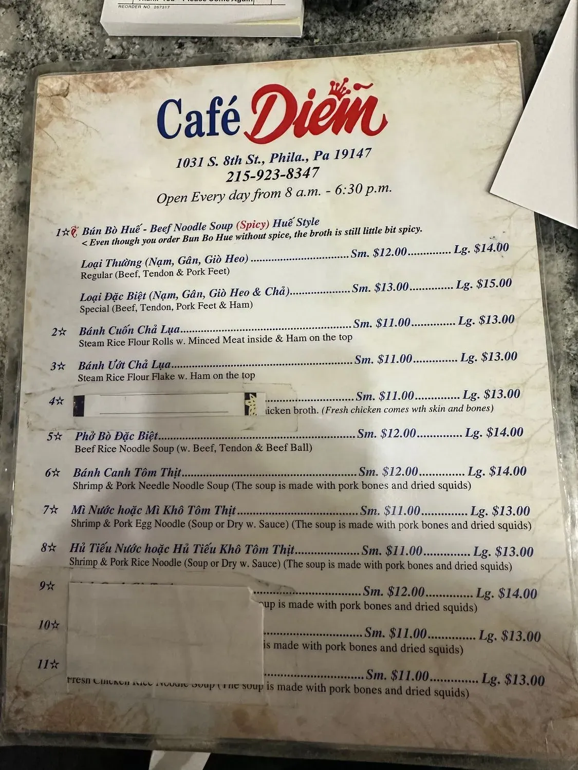 Menu 4