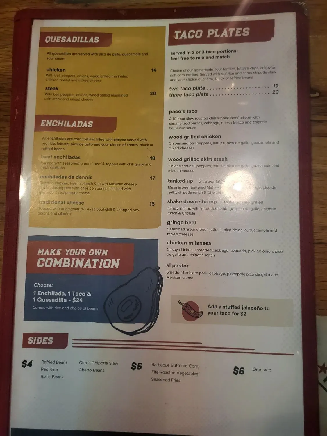 Menu 6