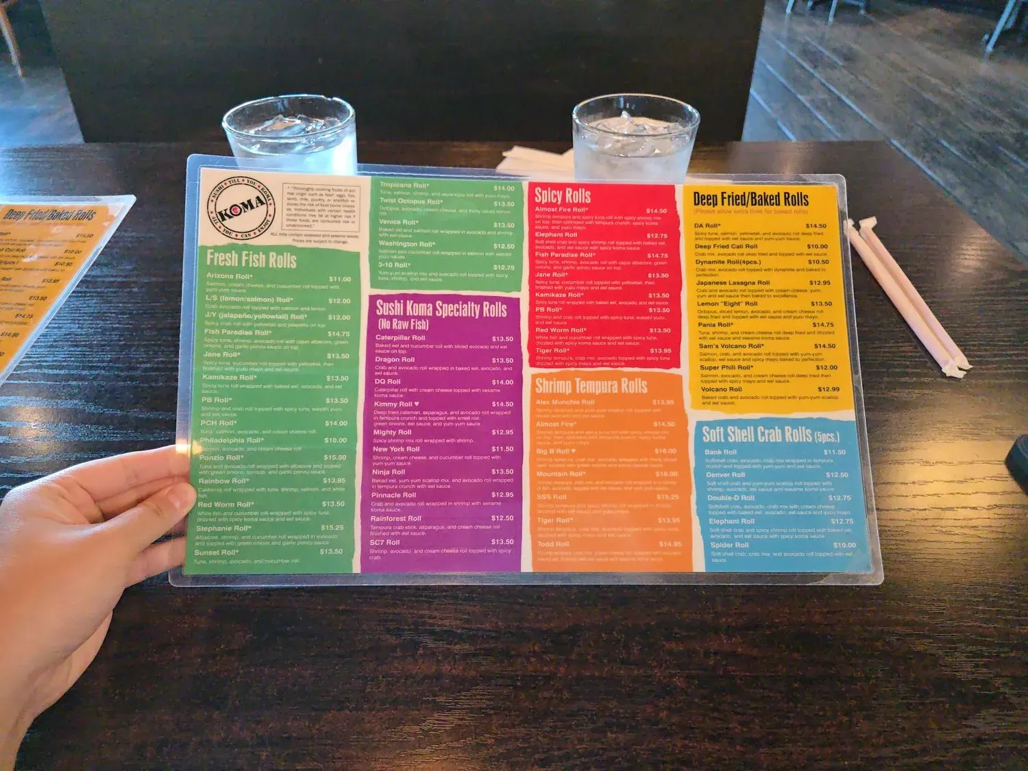 Menu 3