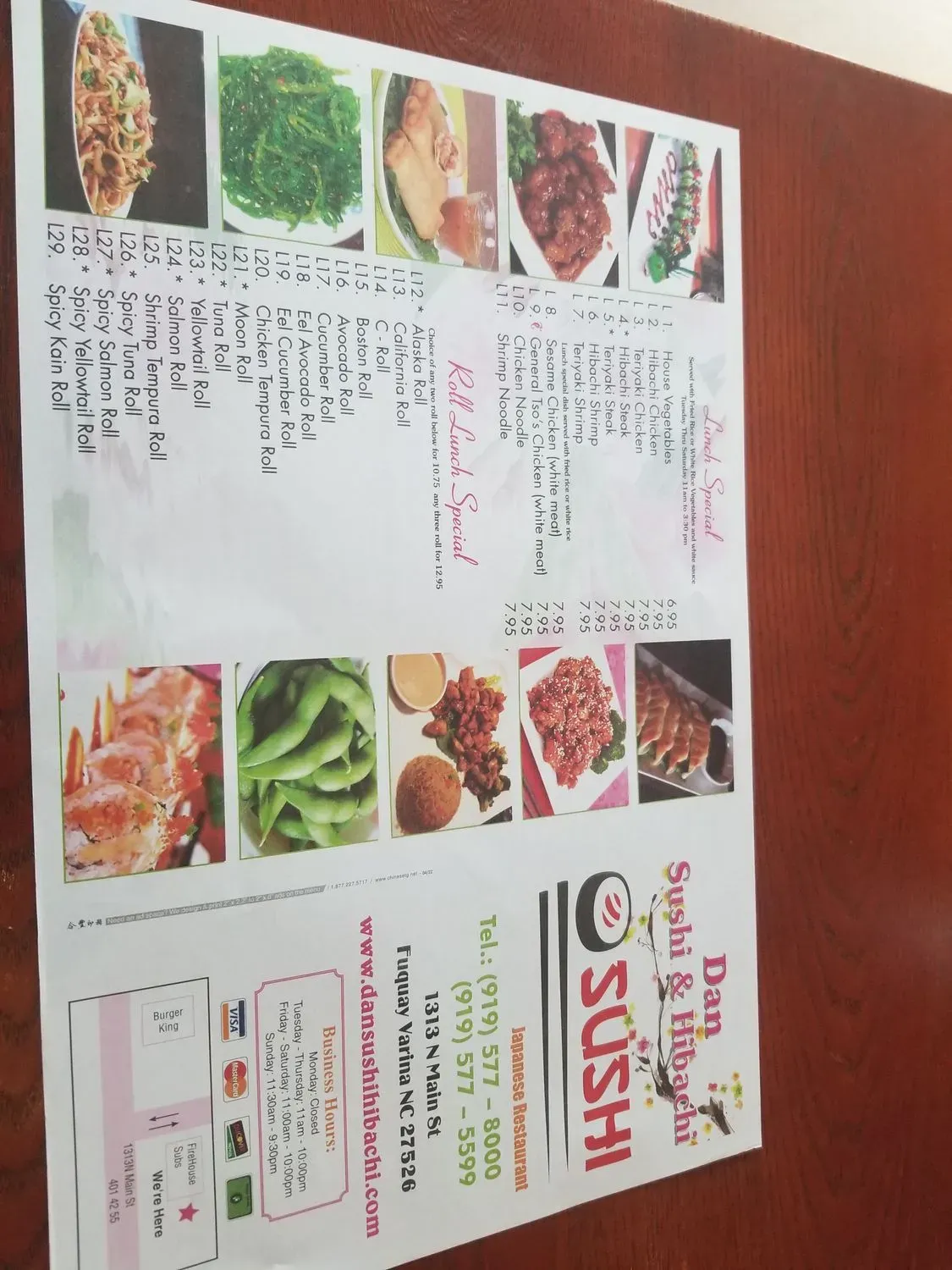 Menu 3