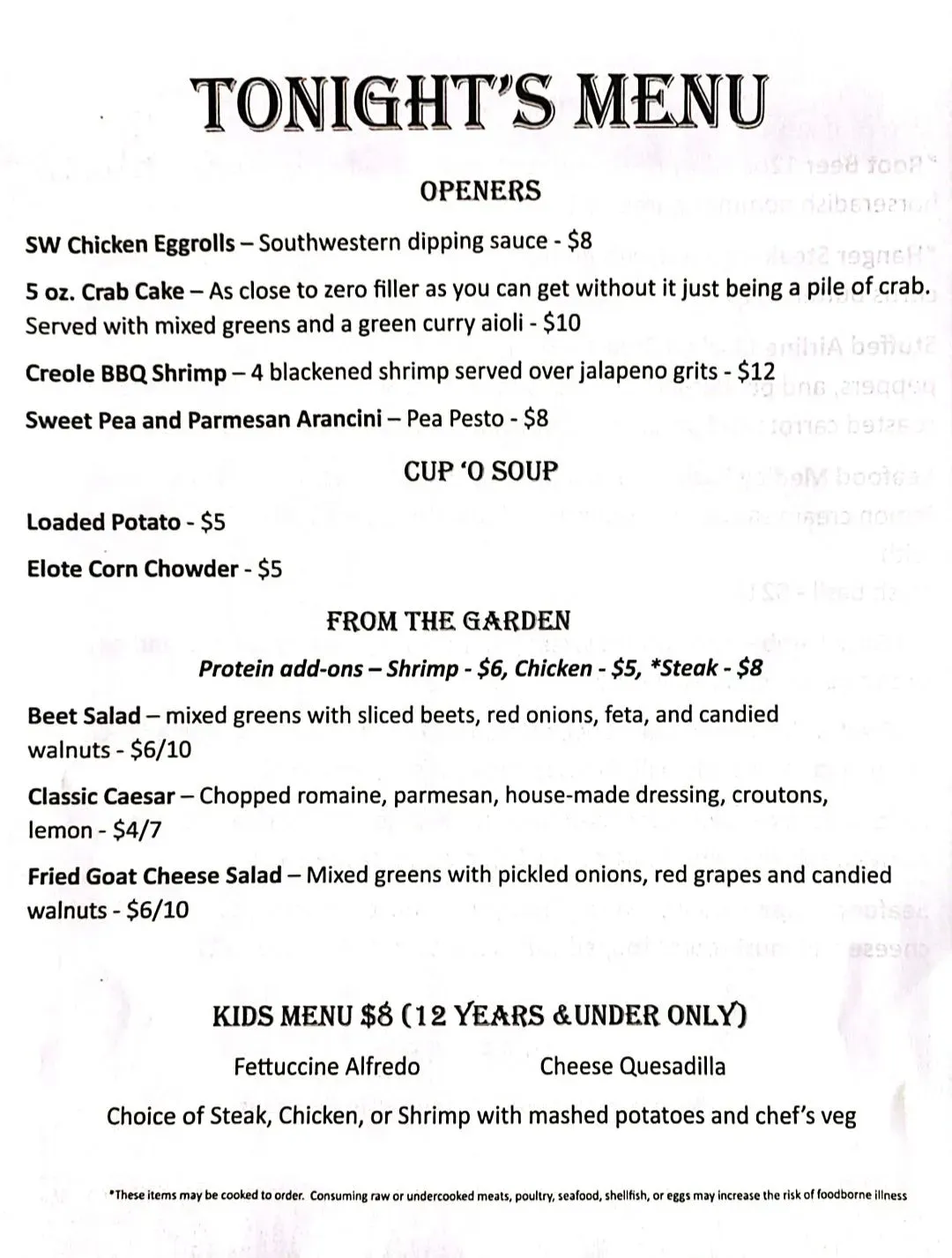 Menu 2