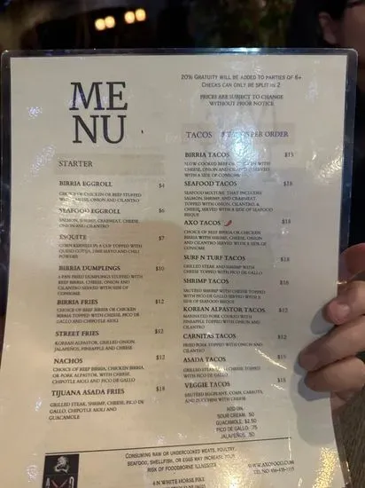 Menu 5