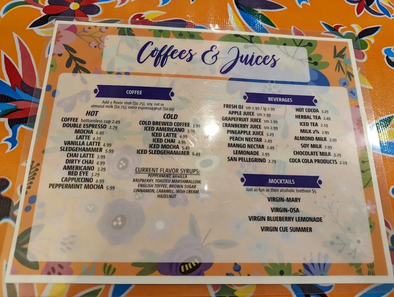 Menu 6