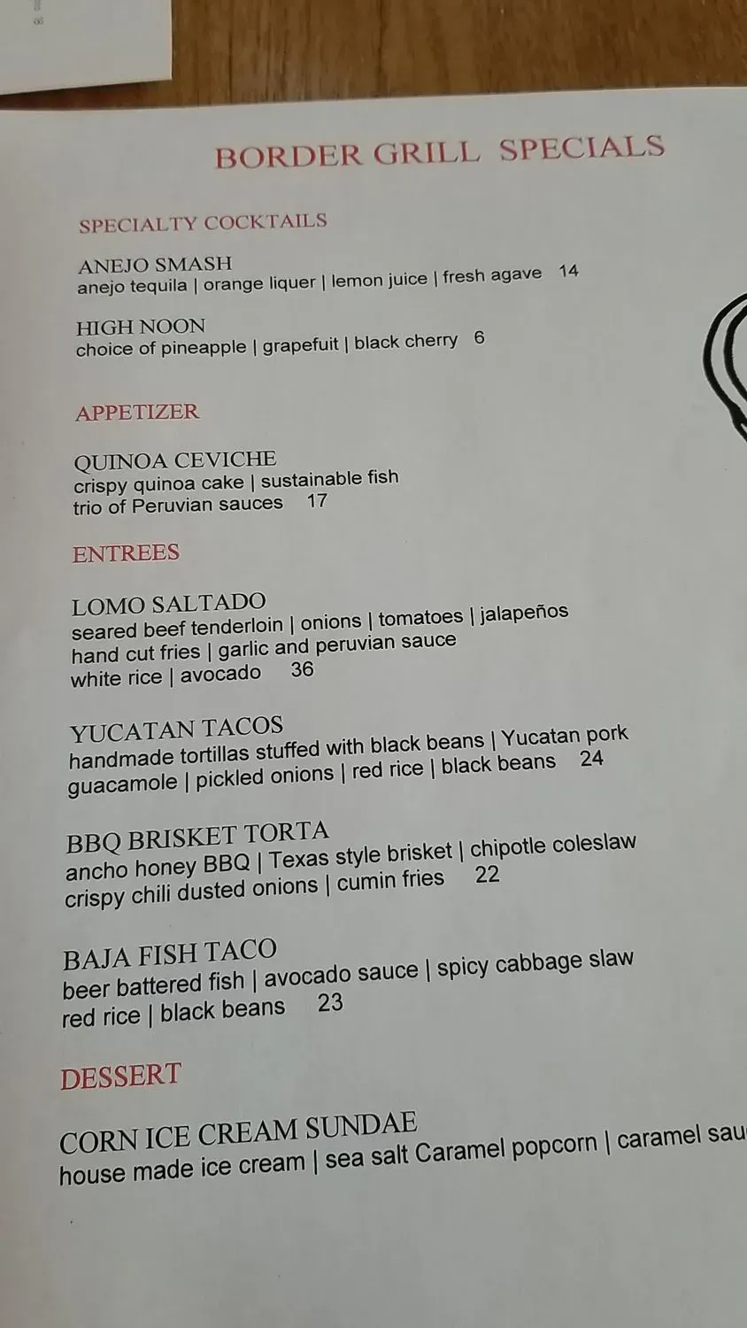 Menu 2