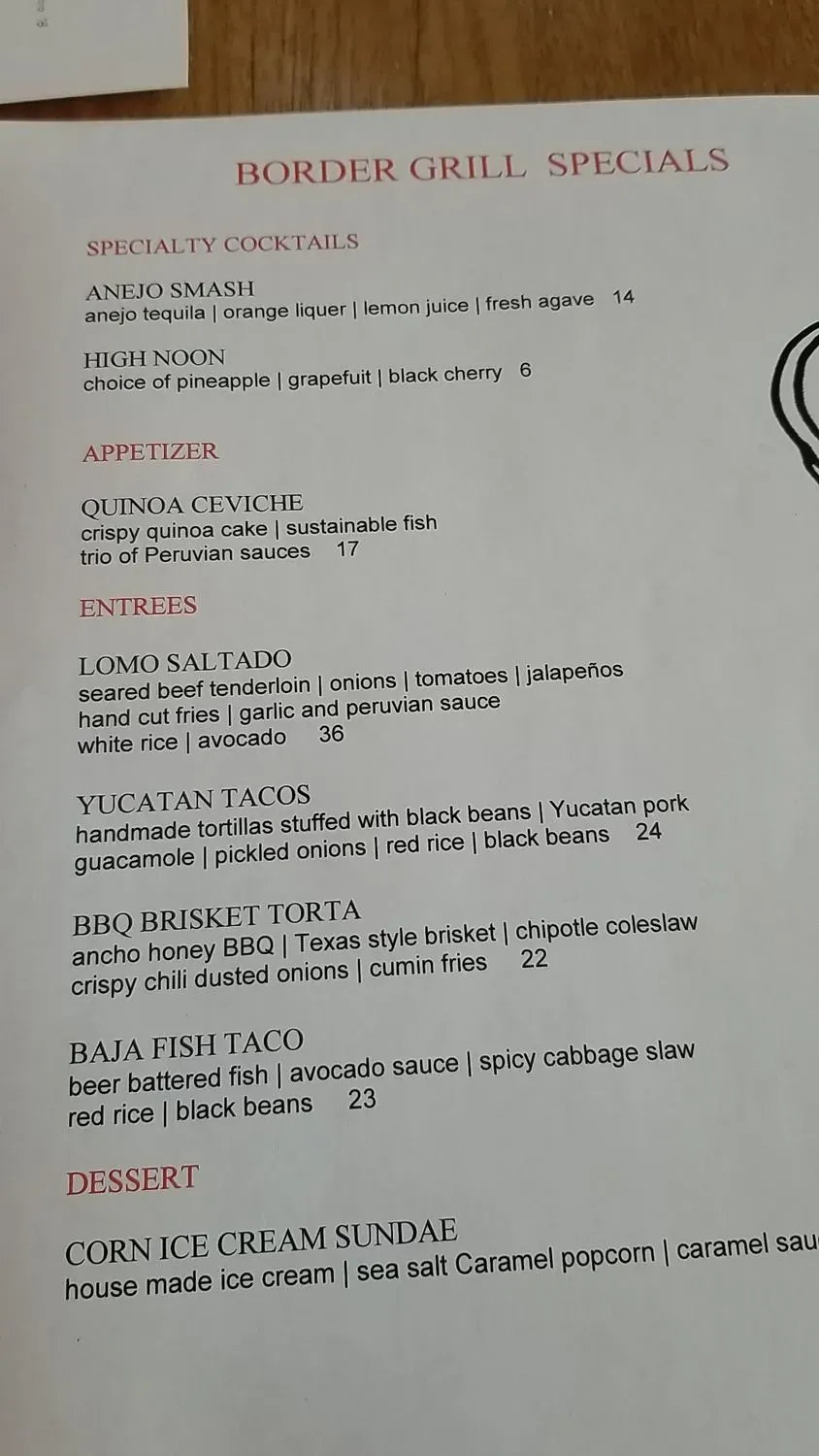 Menu 2