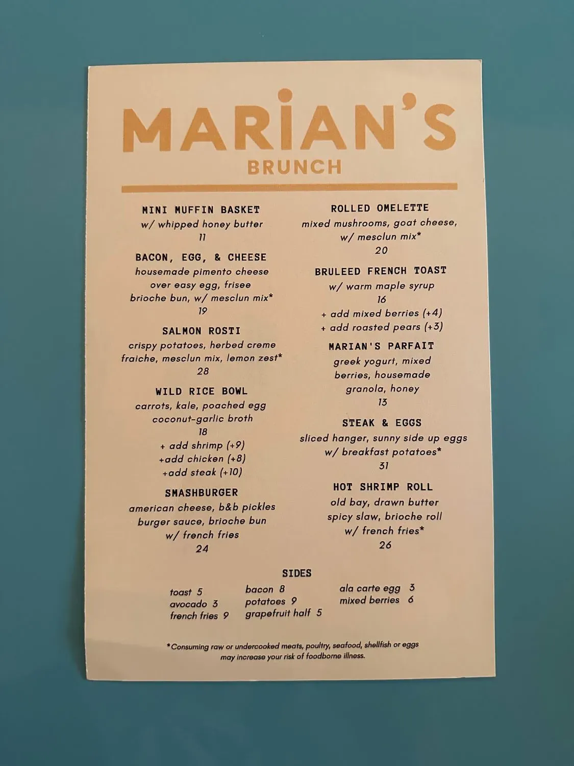 Menu 6