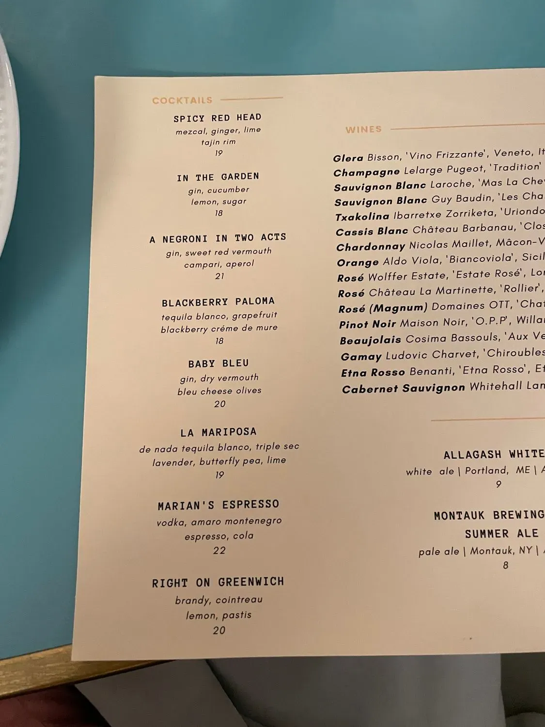 Menu 5