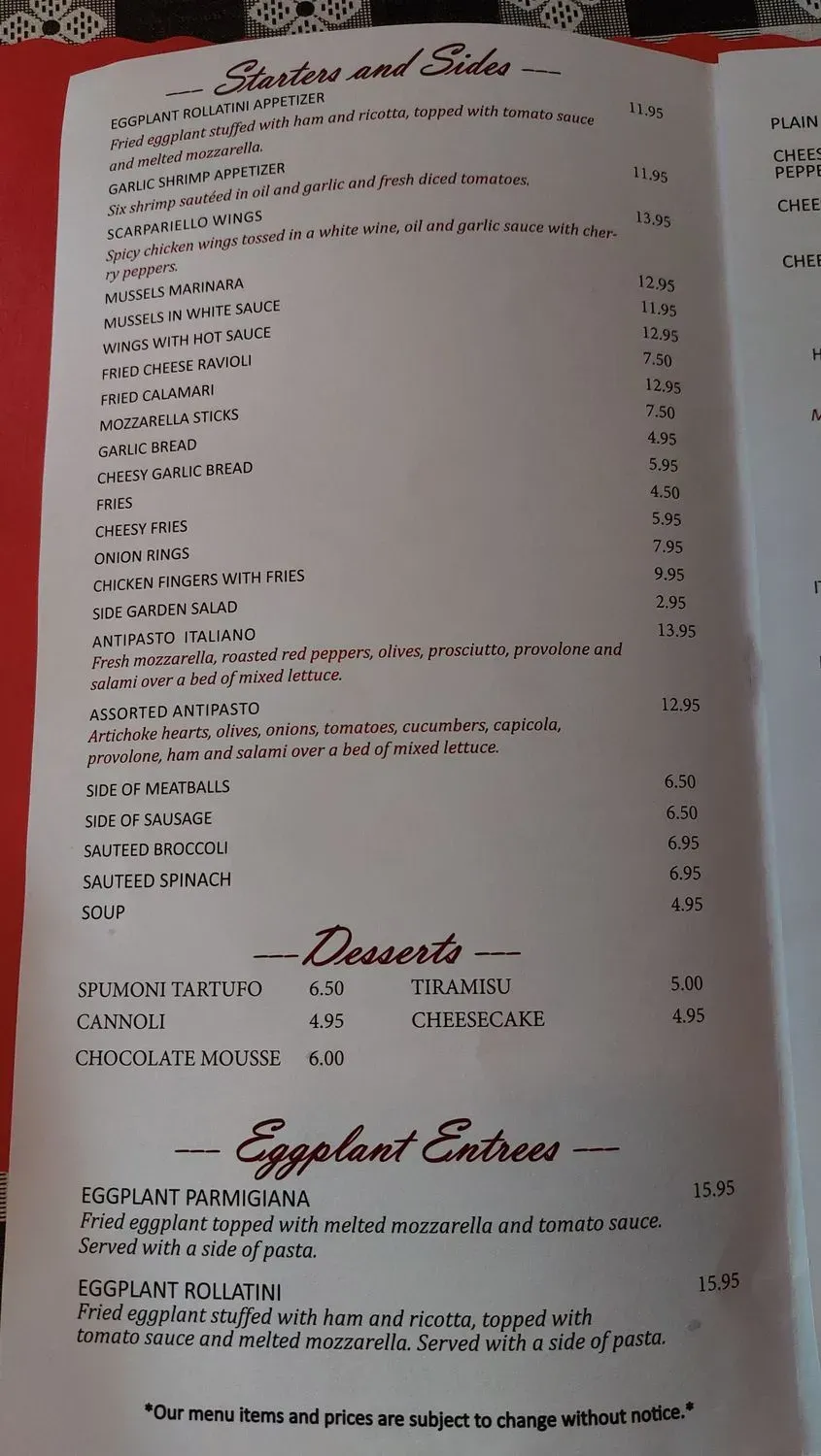 Menu 4