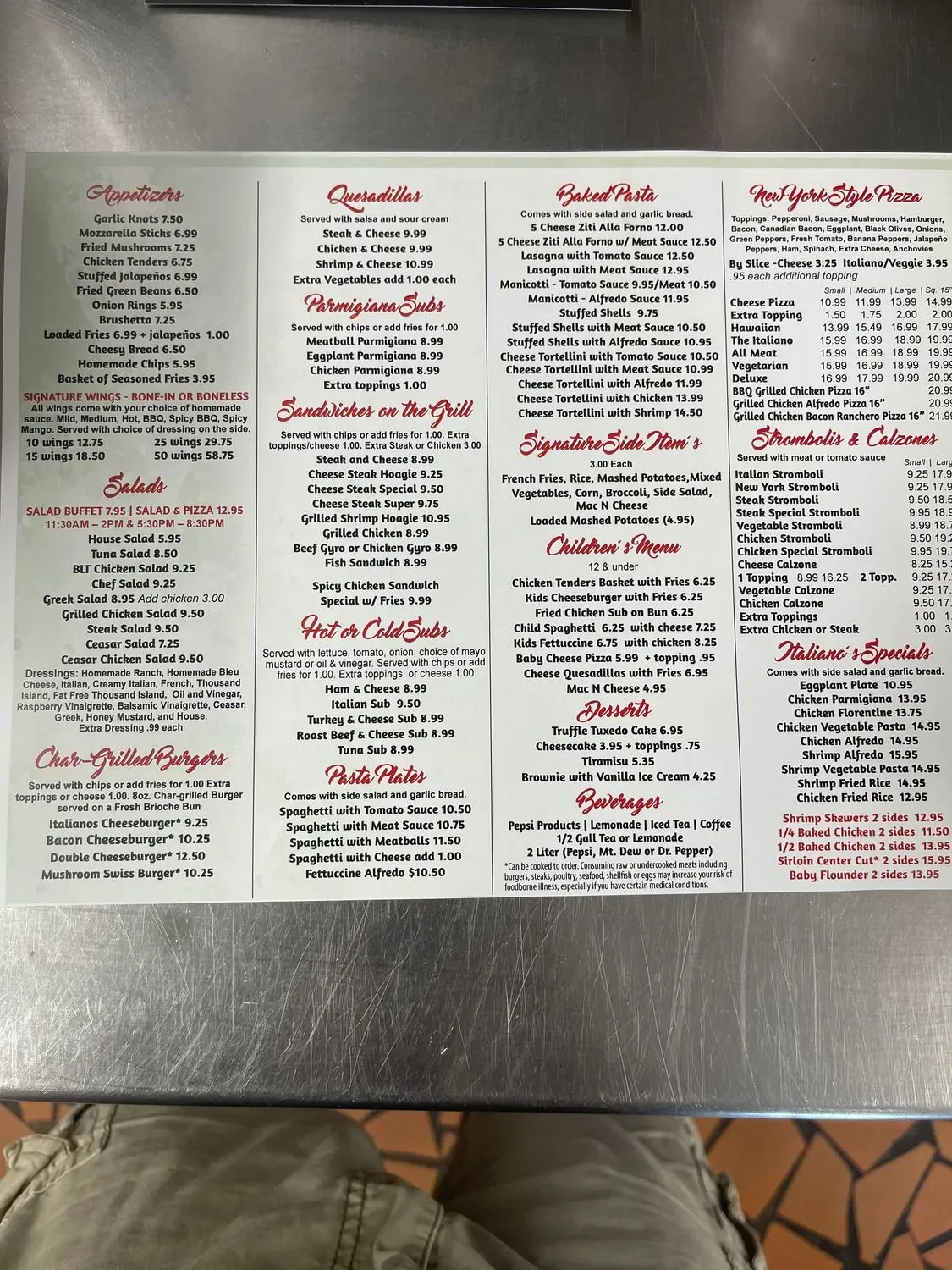 Menu 2