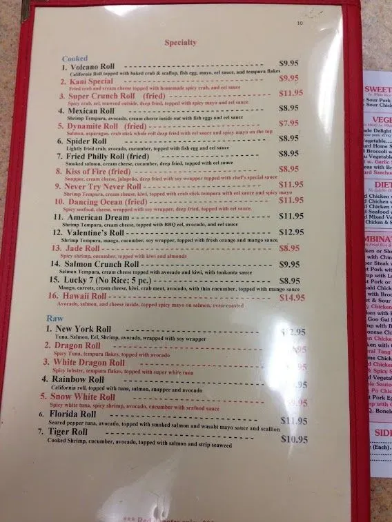 Menu 6