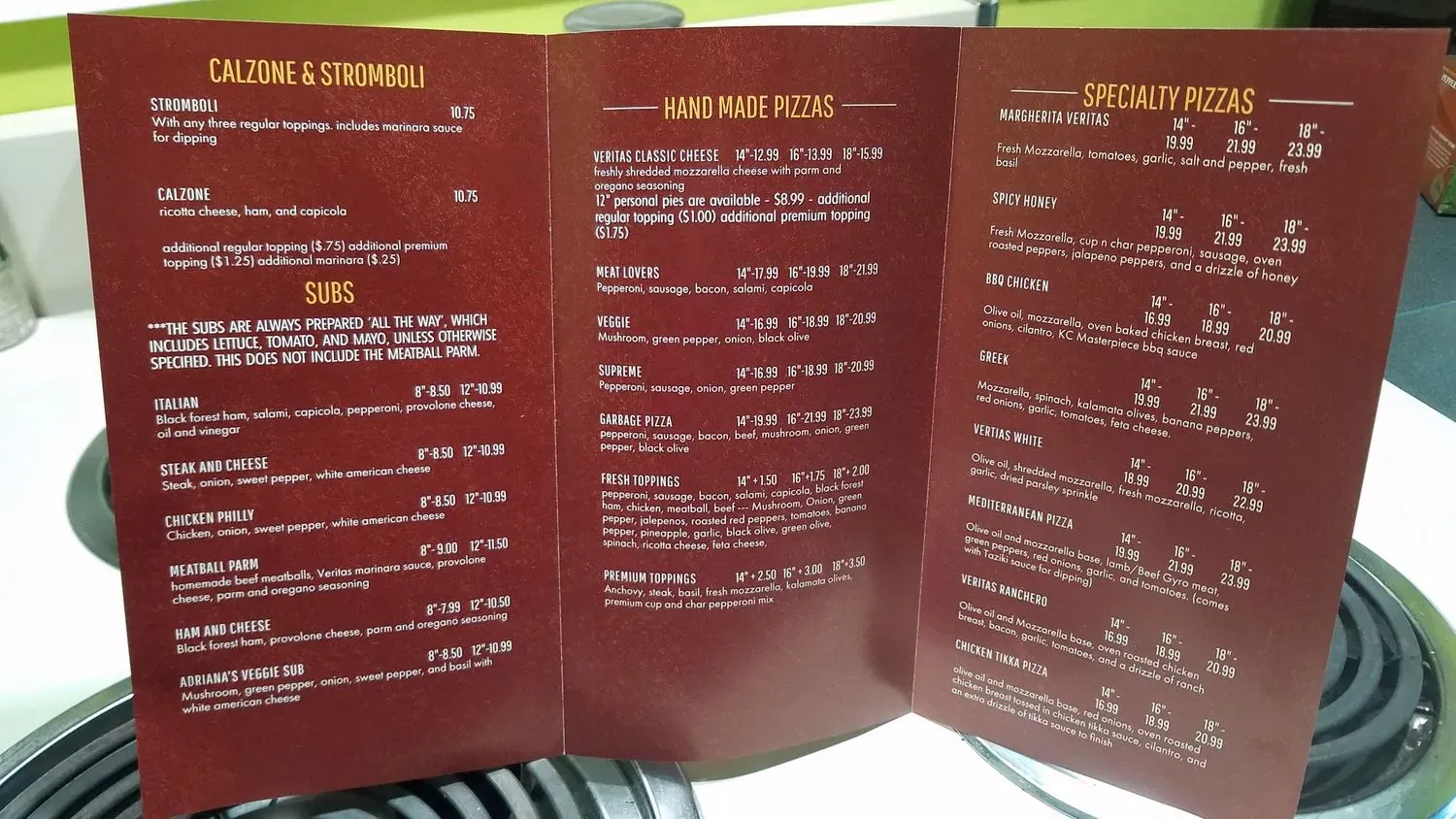 Menu 3