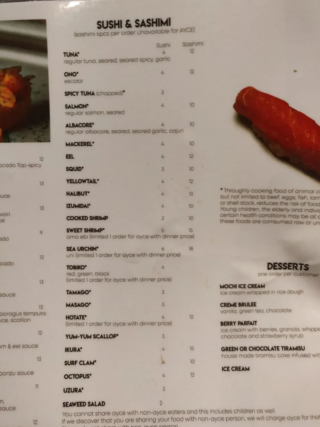 Menu 5