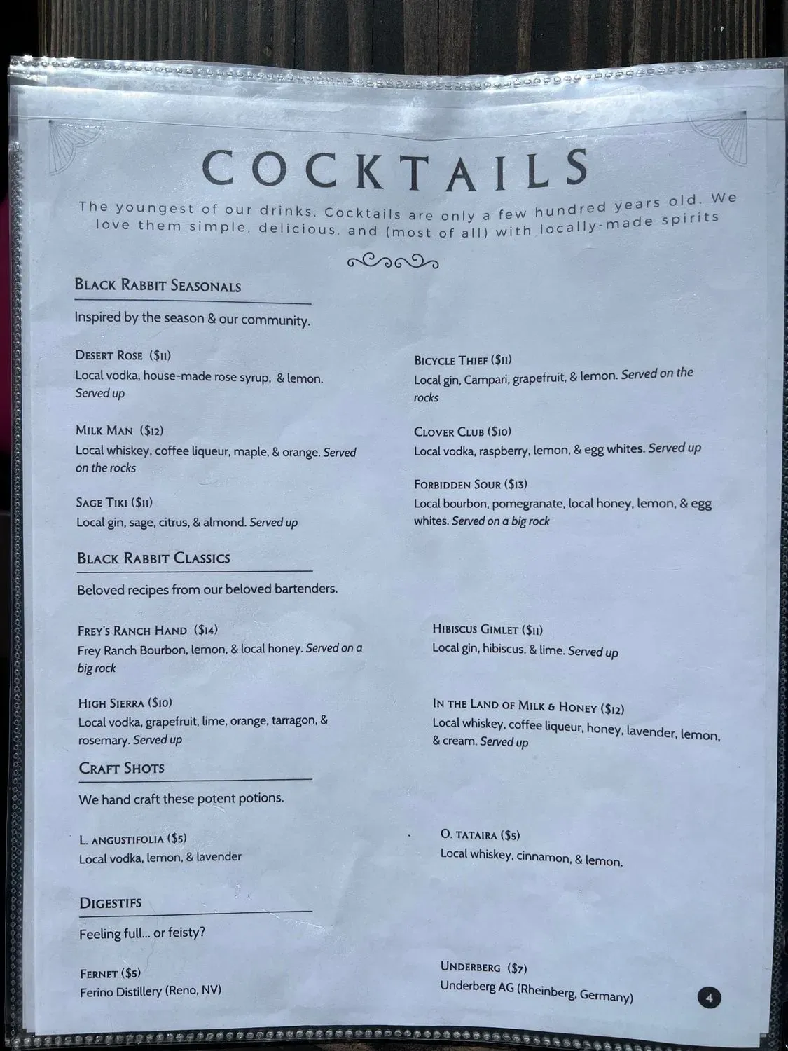 Menu 4