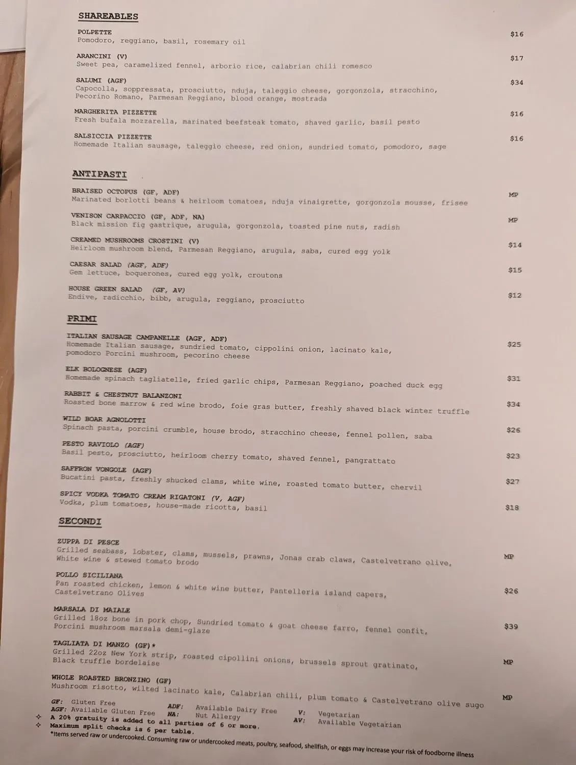 Menu 2