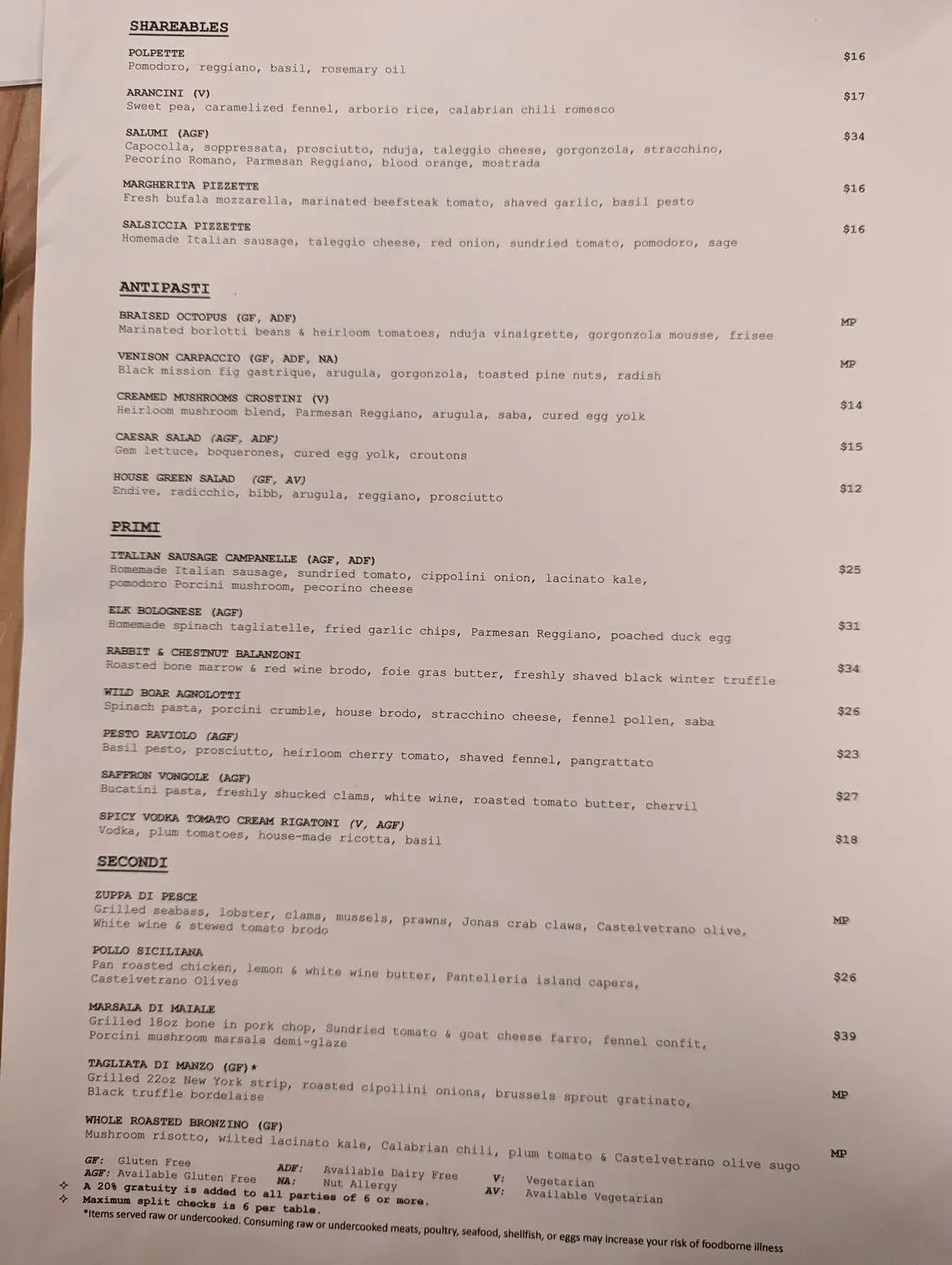 Menu 2