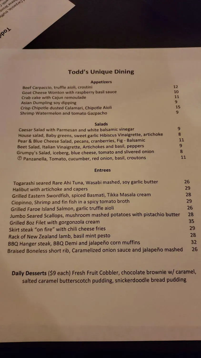 Menu 6