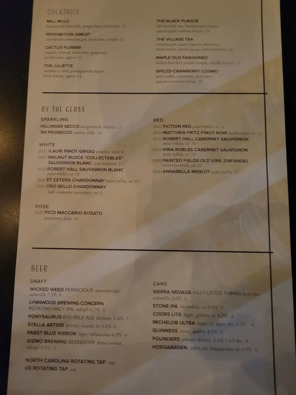 Menu 2