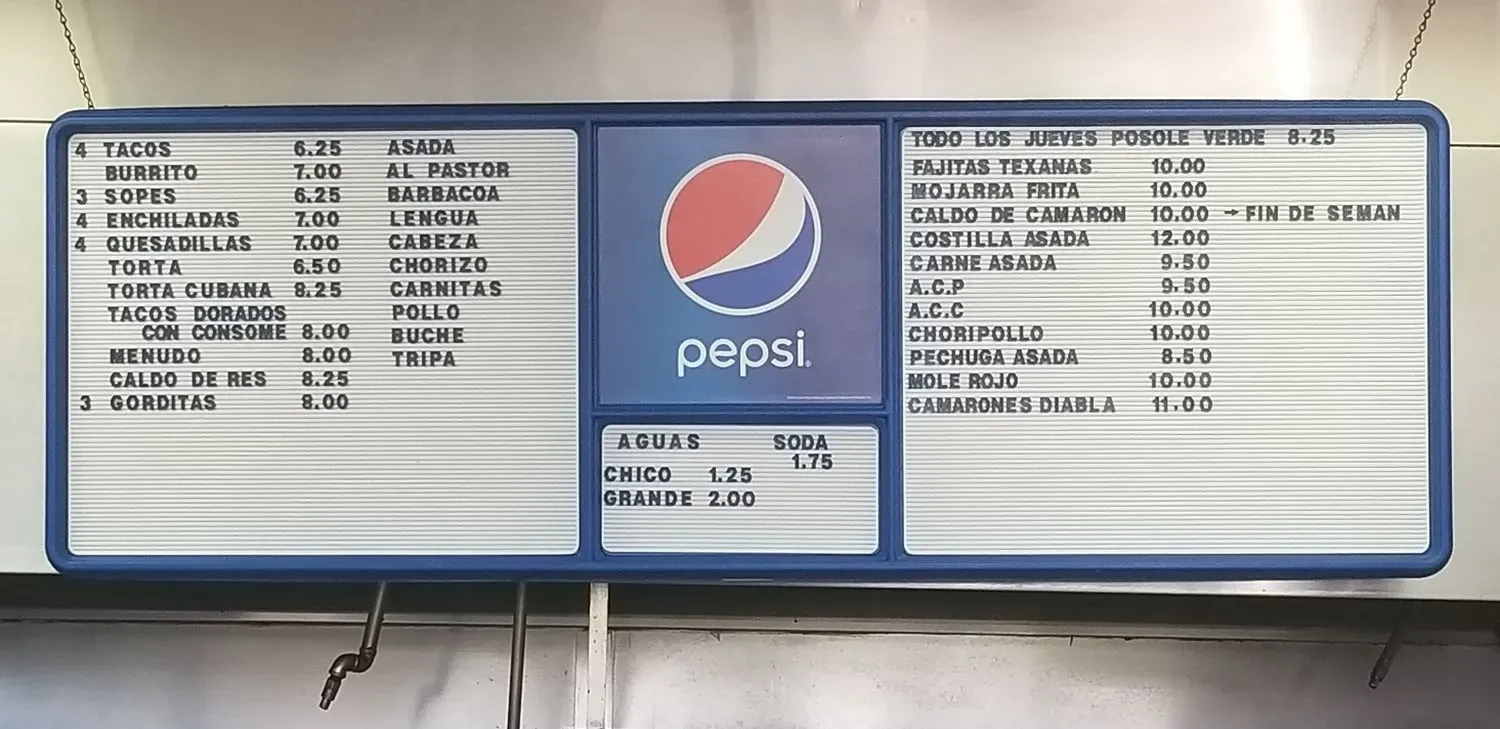 Menu 5