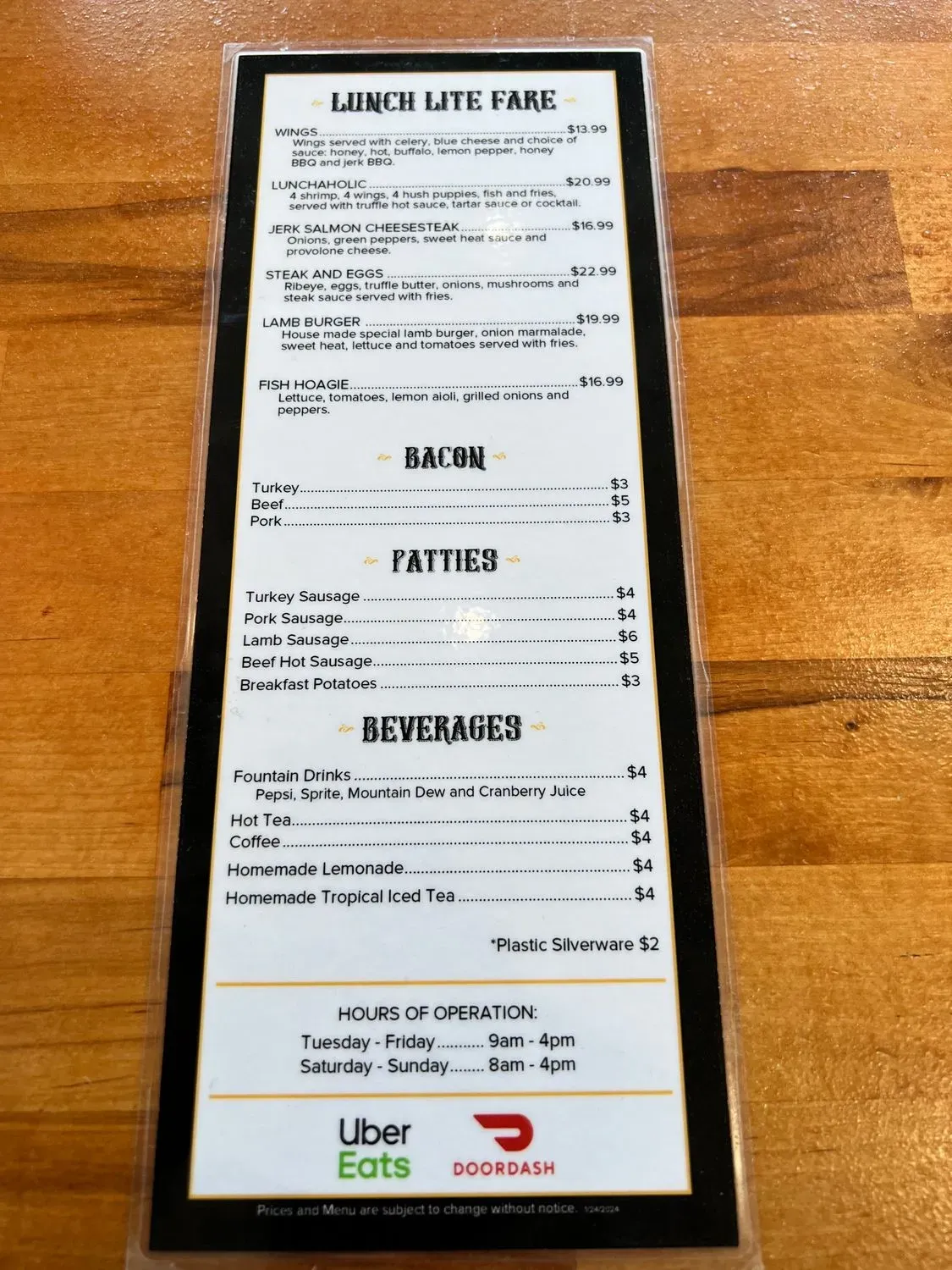 Menu 2