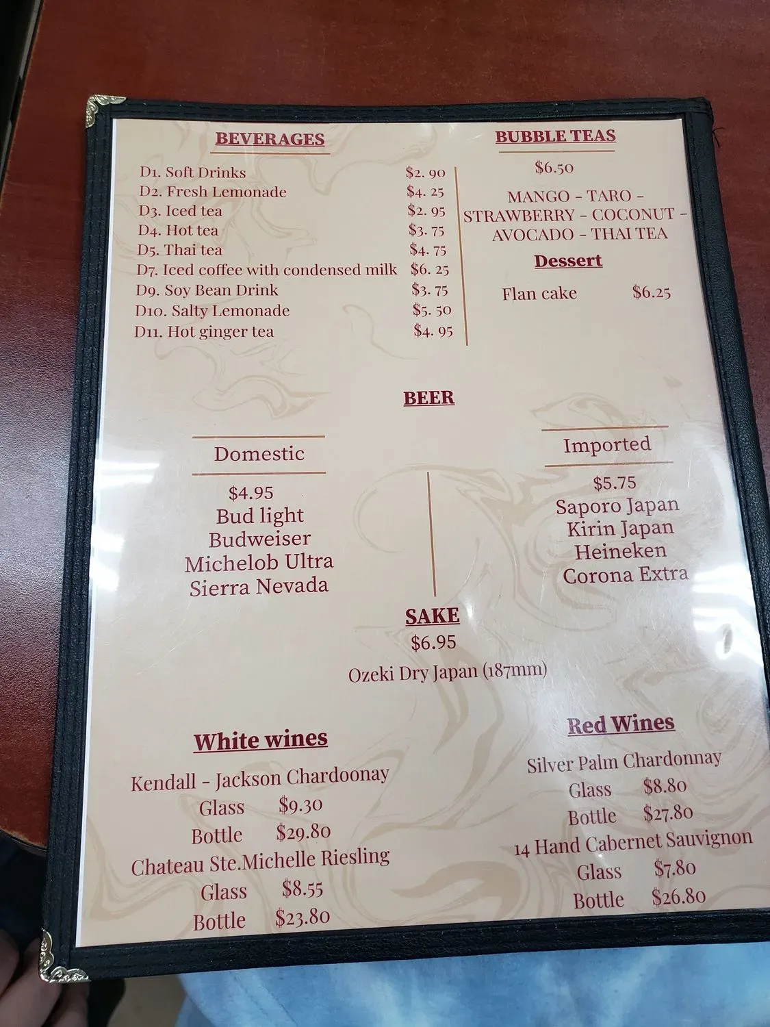 Menu 5