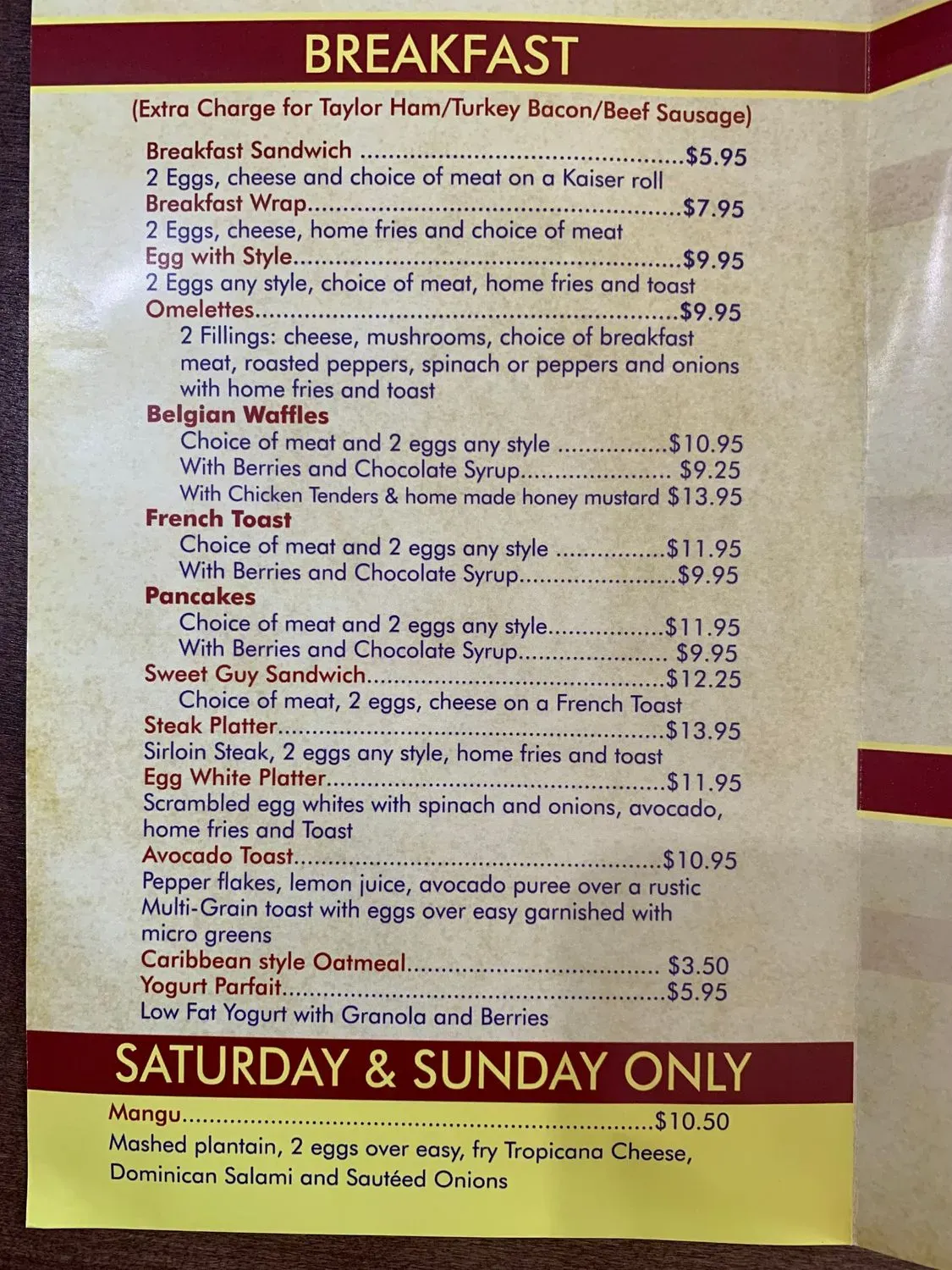 Menu 2