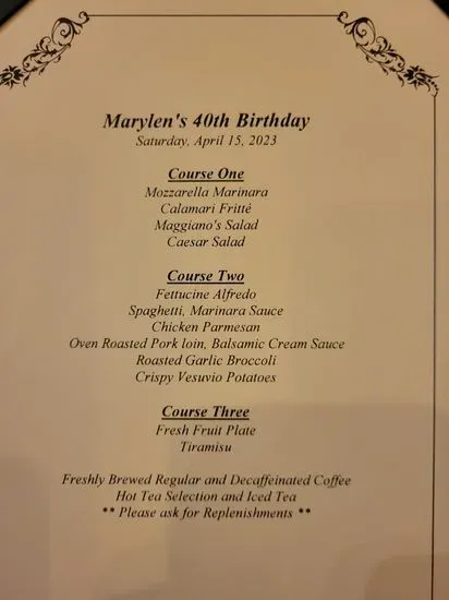 Menu 5