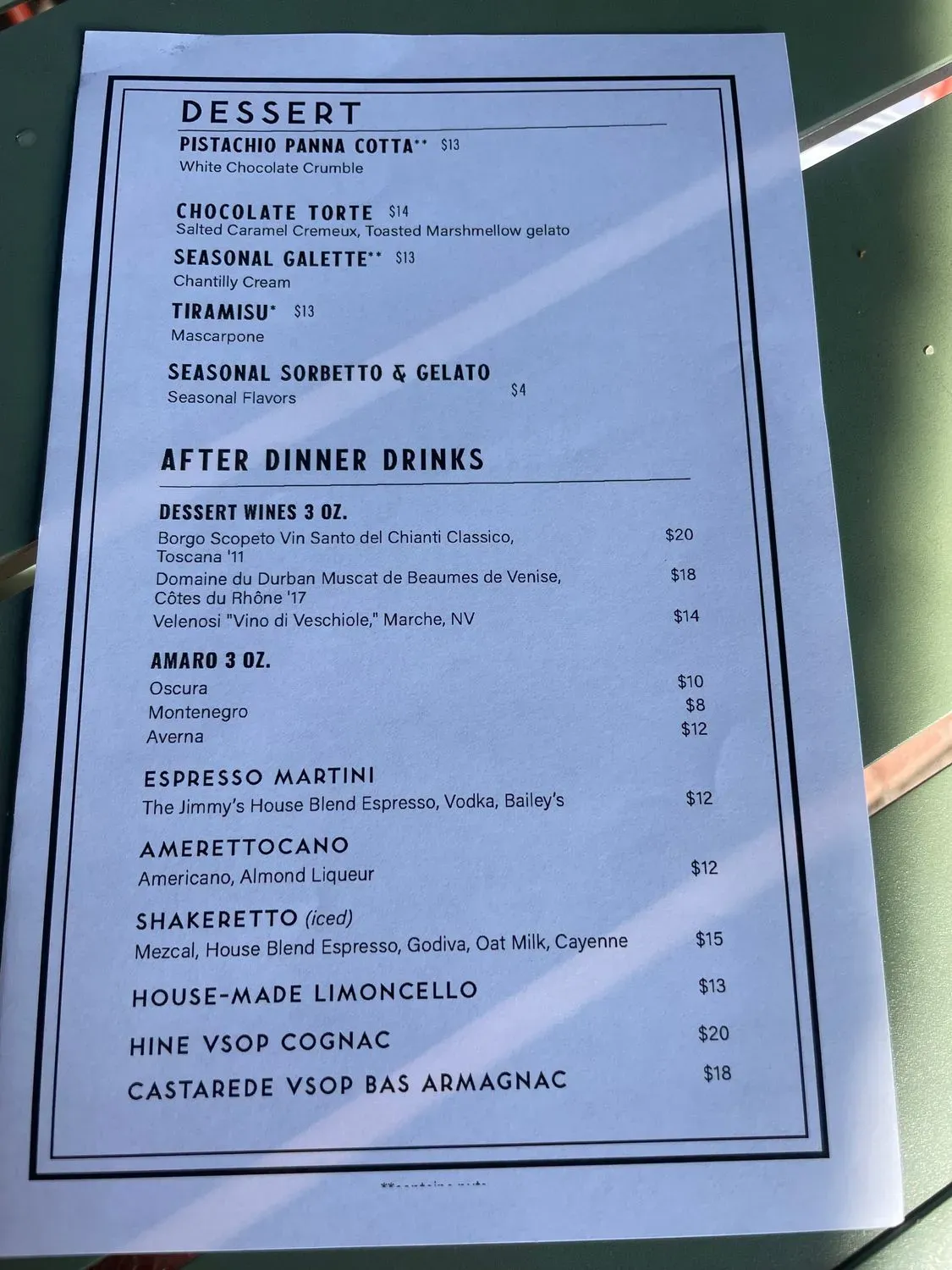 Menu 5