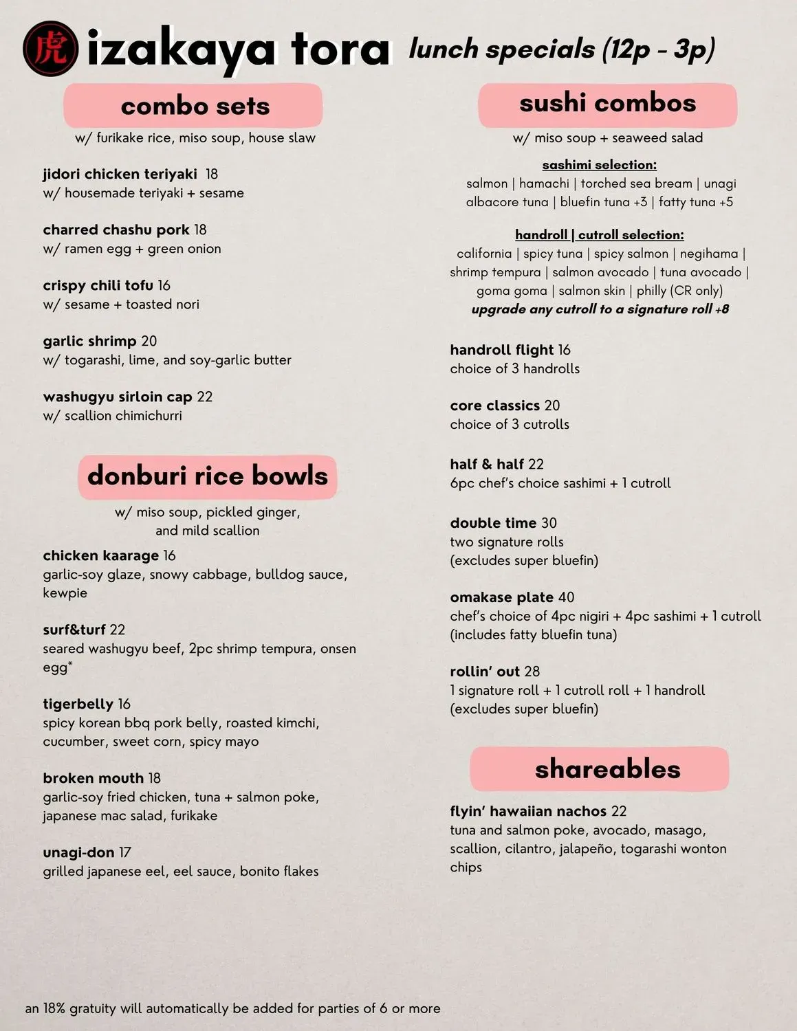 Menu 2