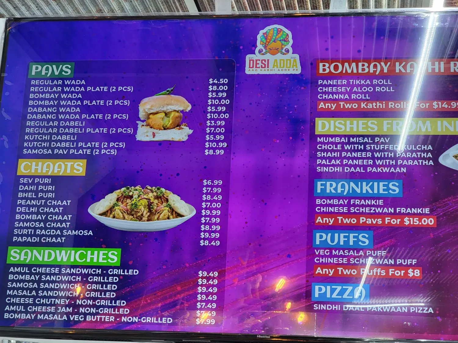 Menu 4