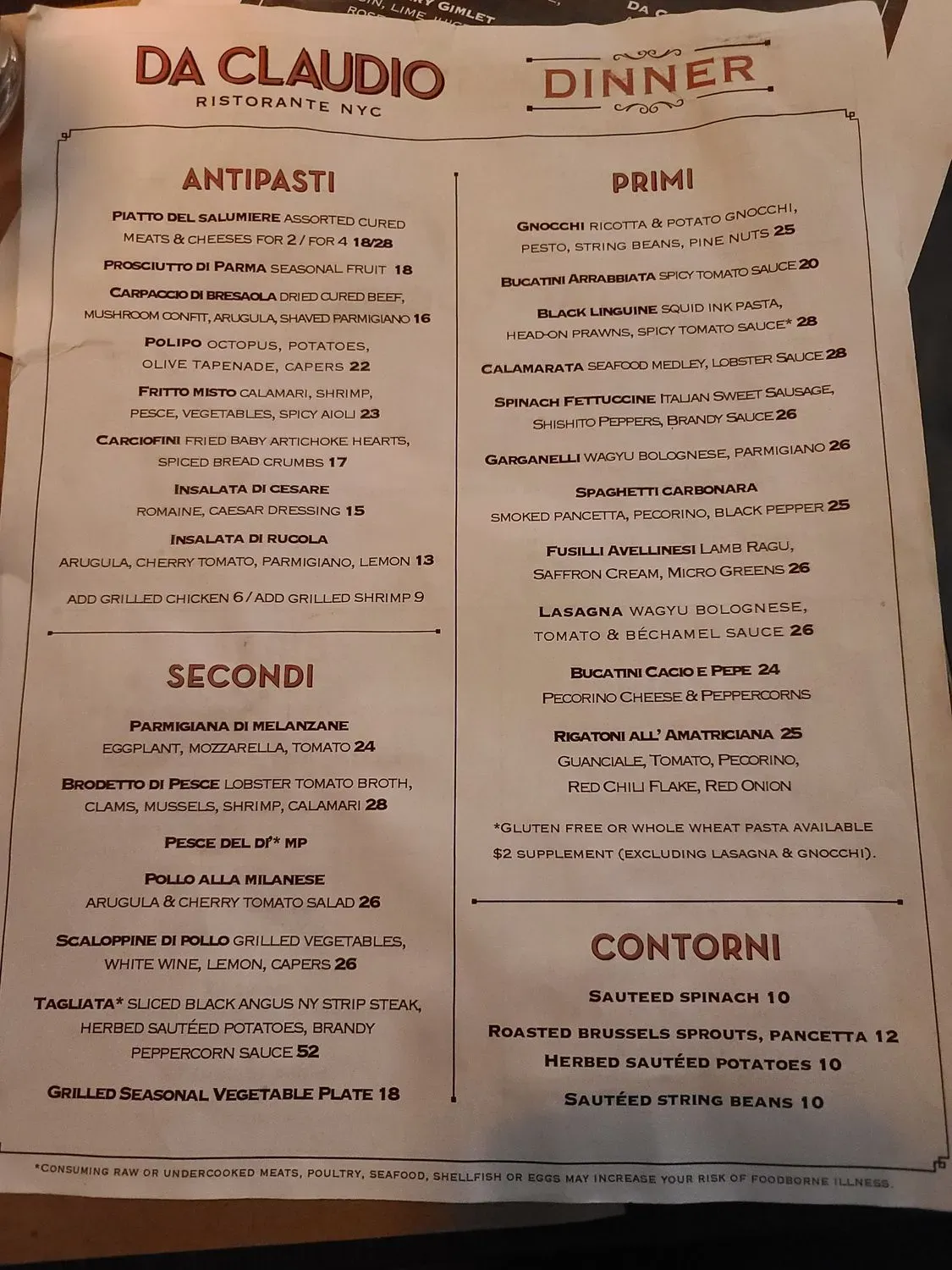 Menu 2