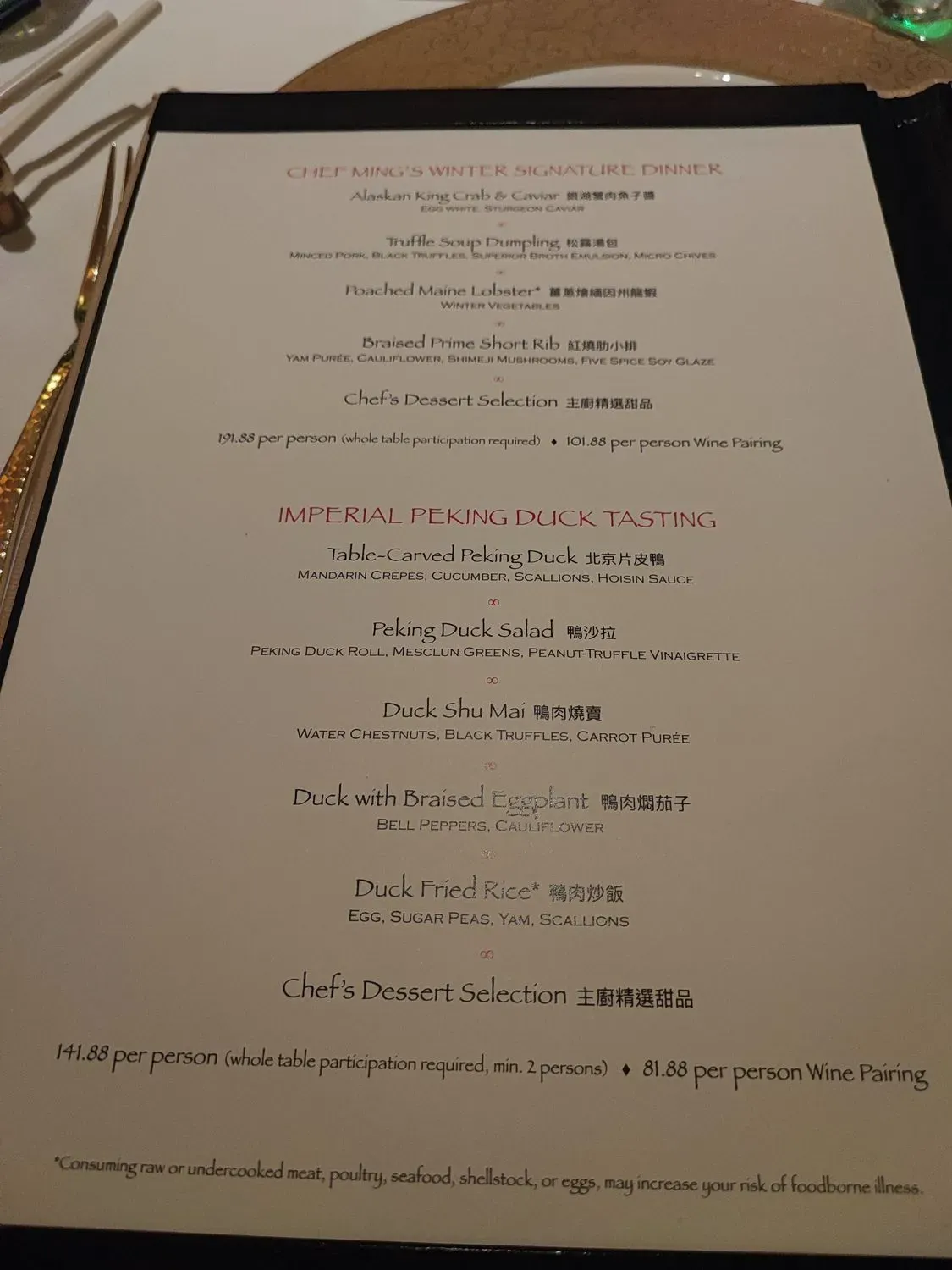 Menu 6