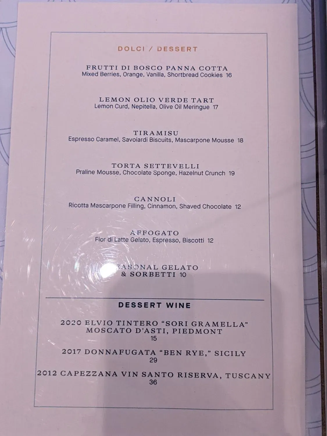 Menu 6