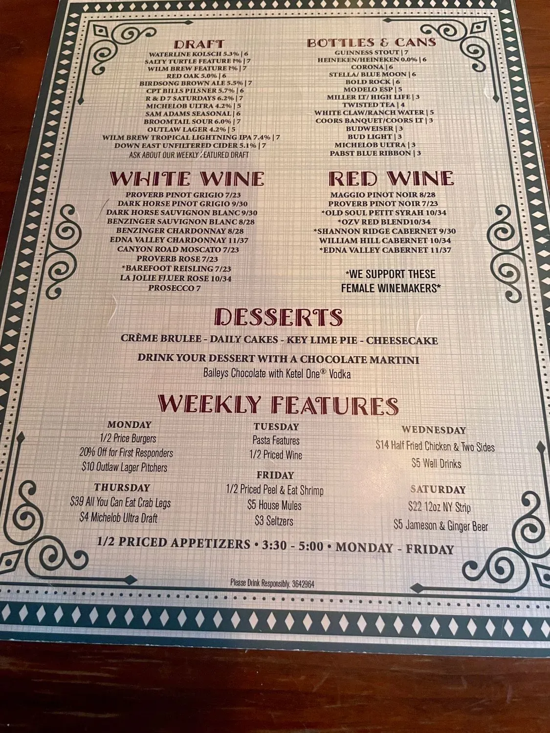 Menu 3