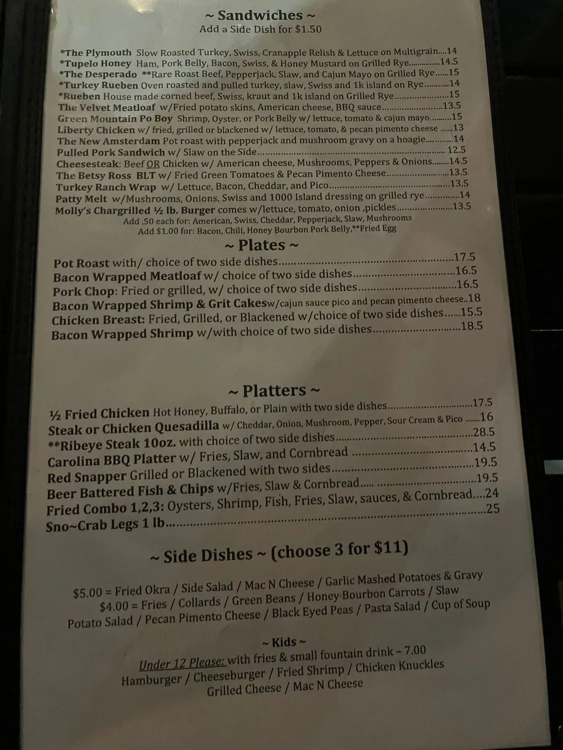 Menu 6